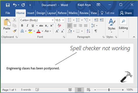 what happened to spell check in word.